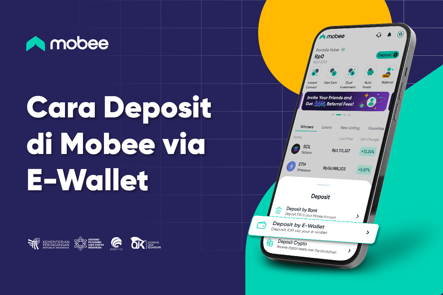 Cara Deposit Rupiah Melalui E-wallet
